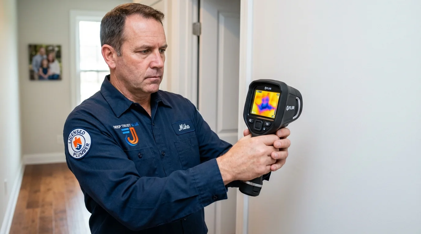 Thermal imaging leak detection by Johns Plumbing LLC in Inver Grove Heights